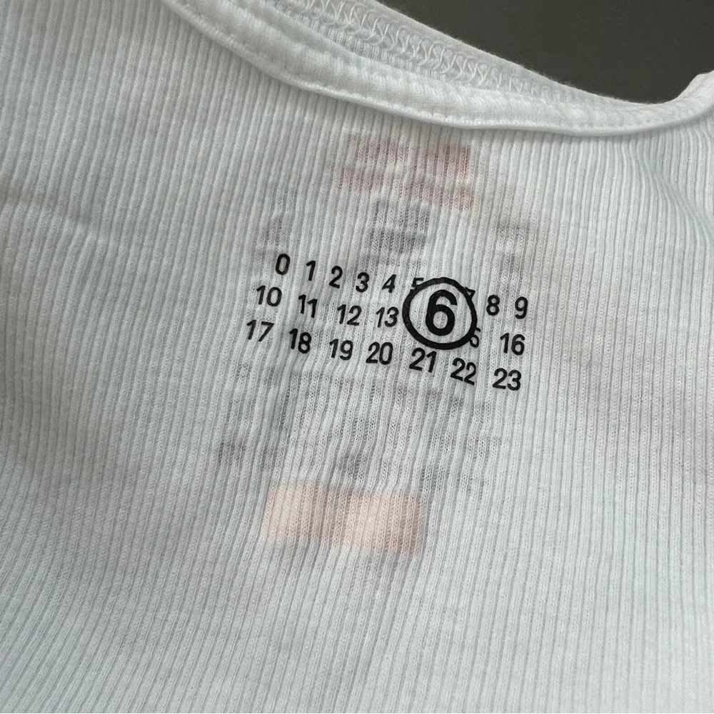 AUTHENTIC Supreme Maison Margiela MM6 Hanes Tagless Tank Top